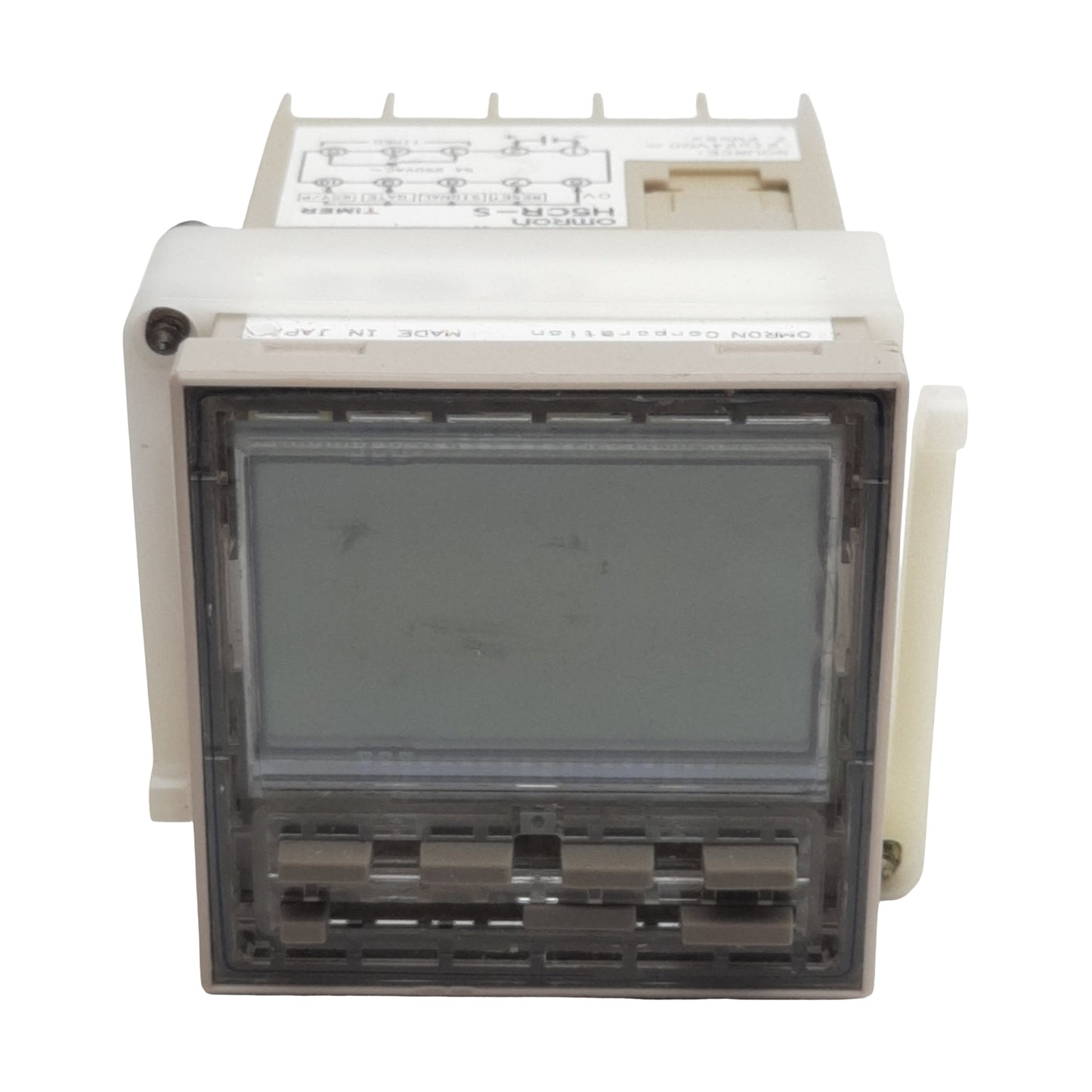 Used Omron H5CR-S Multifunction Digital Timer SPDT Relay 12-24VDC *Missing Faceplate*