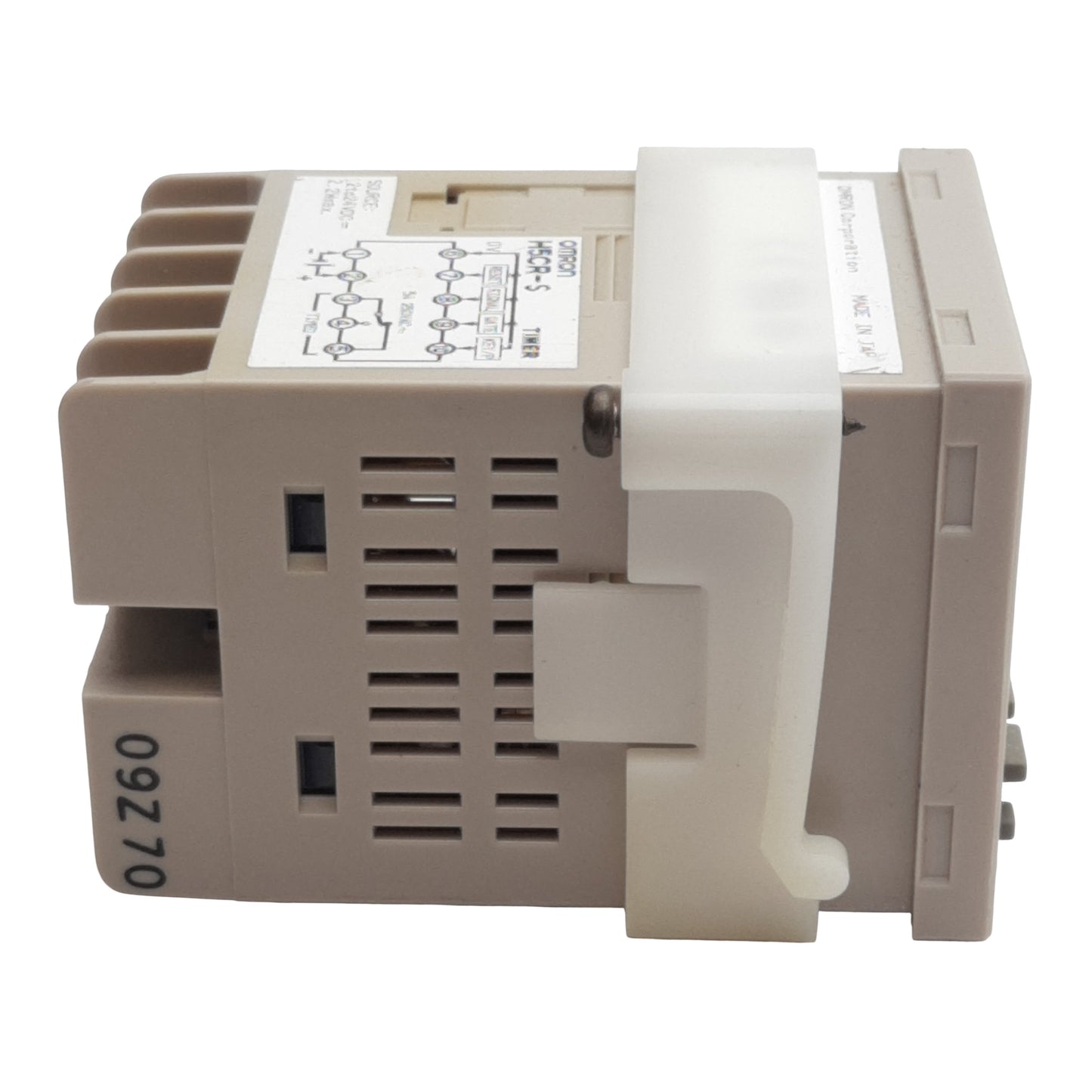 Used Omron H5CR-S Multifunction Digital Timer SPDT Relay 12-24VDC *Missing Faceplate*