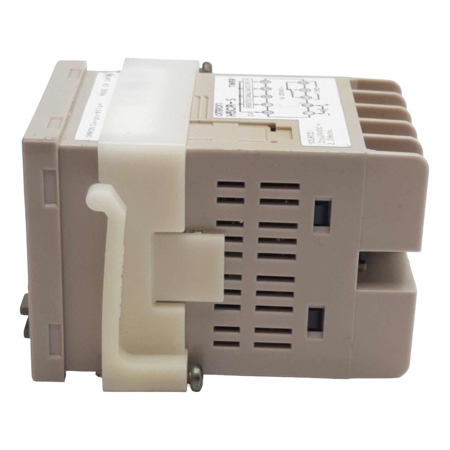 Used Omron H5CR-S Multifunction Digital Timer SPDT Relay 12-24VDC *Missing Faceplate*