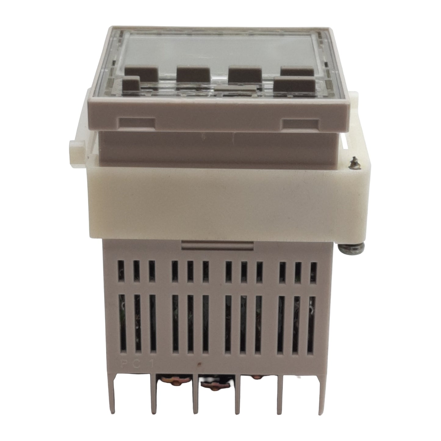 Used Omron H5CR-S Multifunction Digital Timer SPDT Relay 12-24VDC *Missing Faceplate*