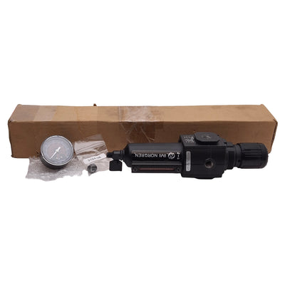 New IMI Norgren B73G-2AK-QD3-RFG Filter Regulator, 40µm, 250psig Supply, 5-60psi Set