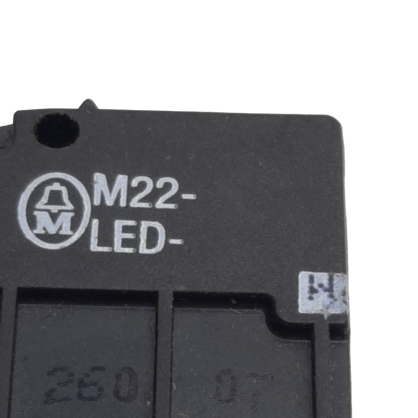 Used Moeller M22-LED-W Pushbutton LED Module, White, 12-30VDC/VAC 5-14mA, 22.5mm