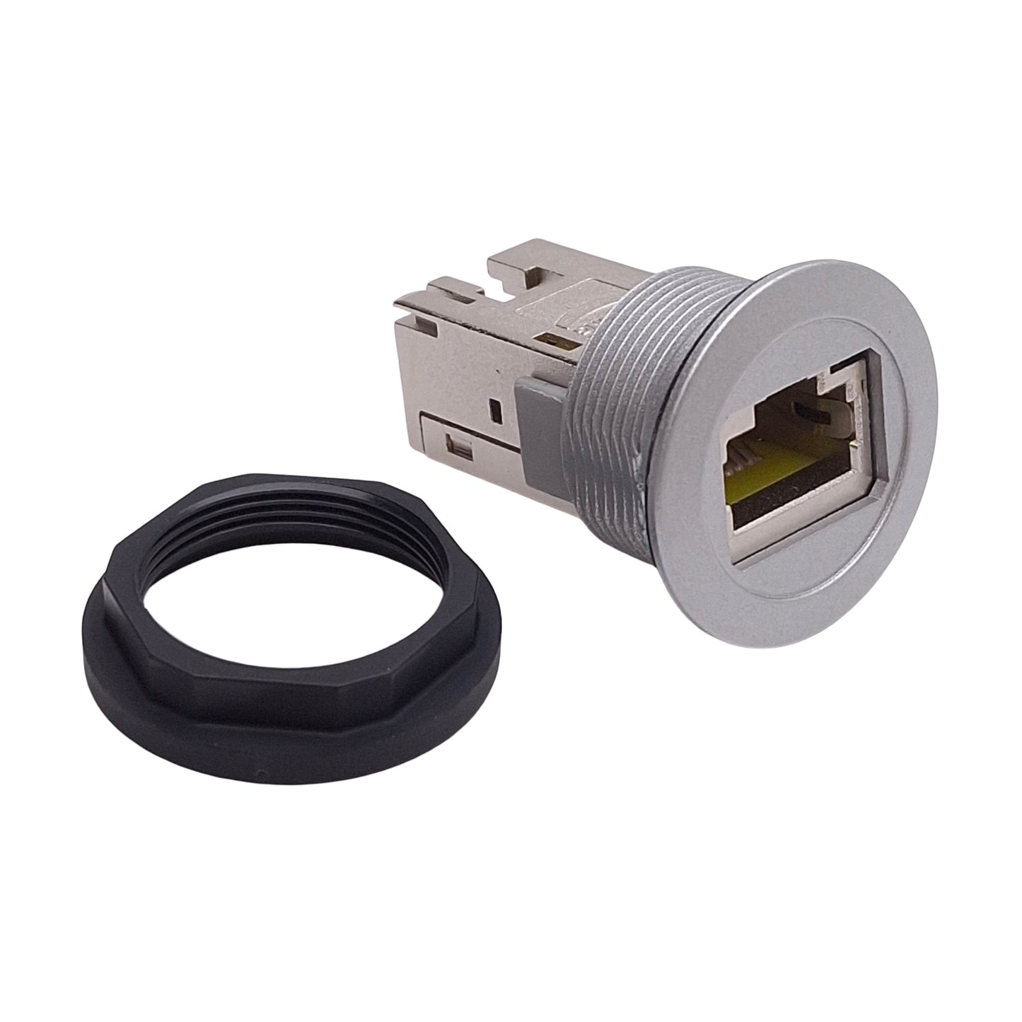 New Harting 09454521560 Har-Port RJ45 Cat 6 Port, Panel Mount, Fully Shielded