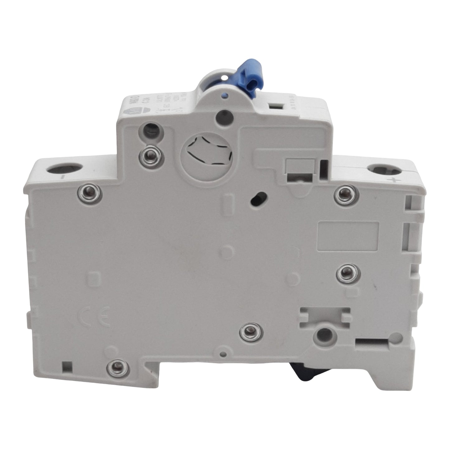 Used Allen Bradley 1492-D1C020 Circuit Breaker, 1-Pole, 2A 250VDC, DIN Rail