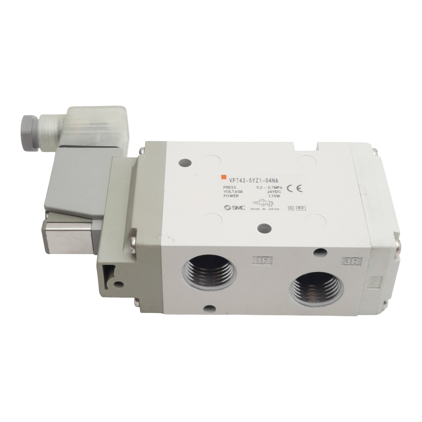 New SMC VP742-5YZ1-04NA Solenoid Valve NC 3/2-Way, 1/2in NPT, 0.2-0.7MPa, 24VDC Coil