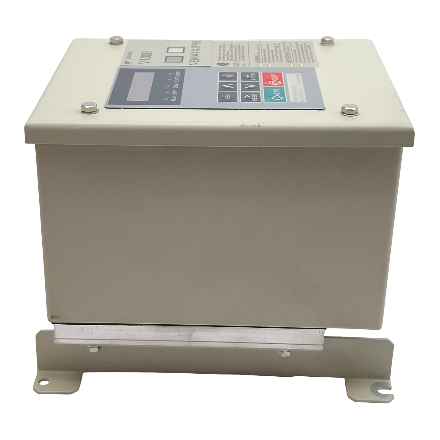 New Yaskawa CIMR-VU4A0001GAA Variable Frequency Drive 3Ø 380-480VAC 1.2A 1/2HP 400Hz