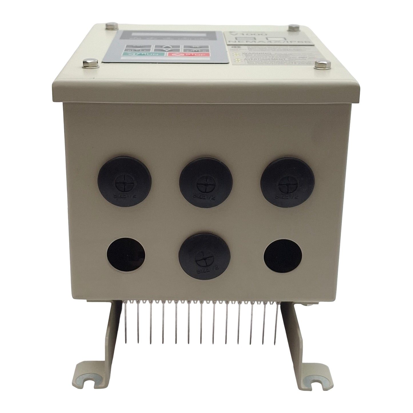 New Yaskawa CIMR-VU4A0001GAA Variable Frequency Drive 3Ø 380-480VAC 1.2A 1/2HP 400Hz