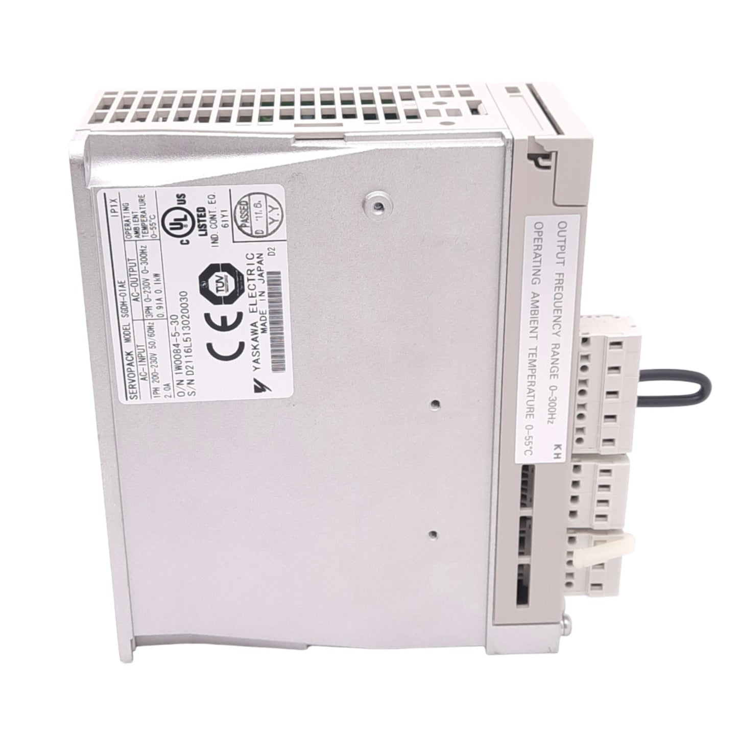 New Yaskawa SGDH-01AE Sigma II SERVOPACK Servo Drive, 200-230VAC In, 0-230VAC 3Ø Out