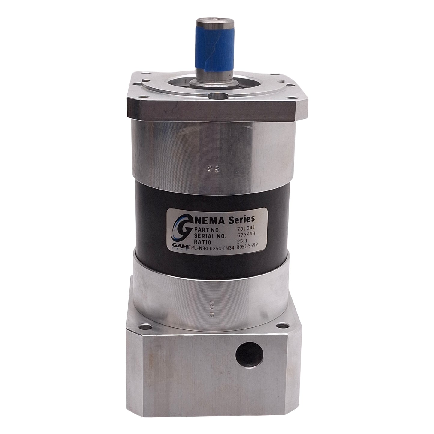 New GAM EPL-N34-025G-[N34-B05]-S599 Planetary Gearbox, 25:1, ø3/4in Shaft, NEMA 34