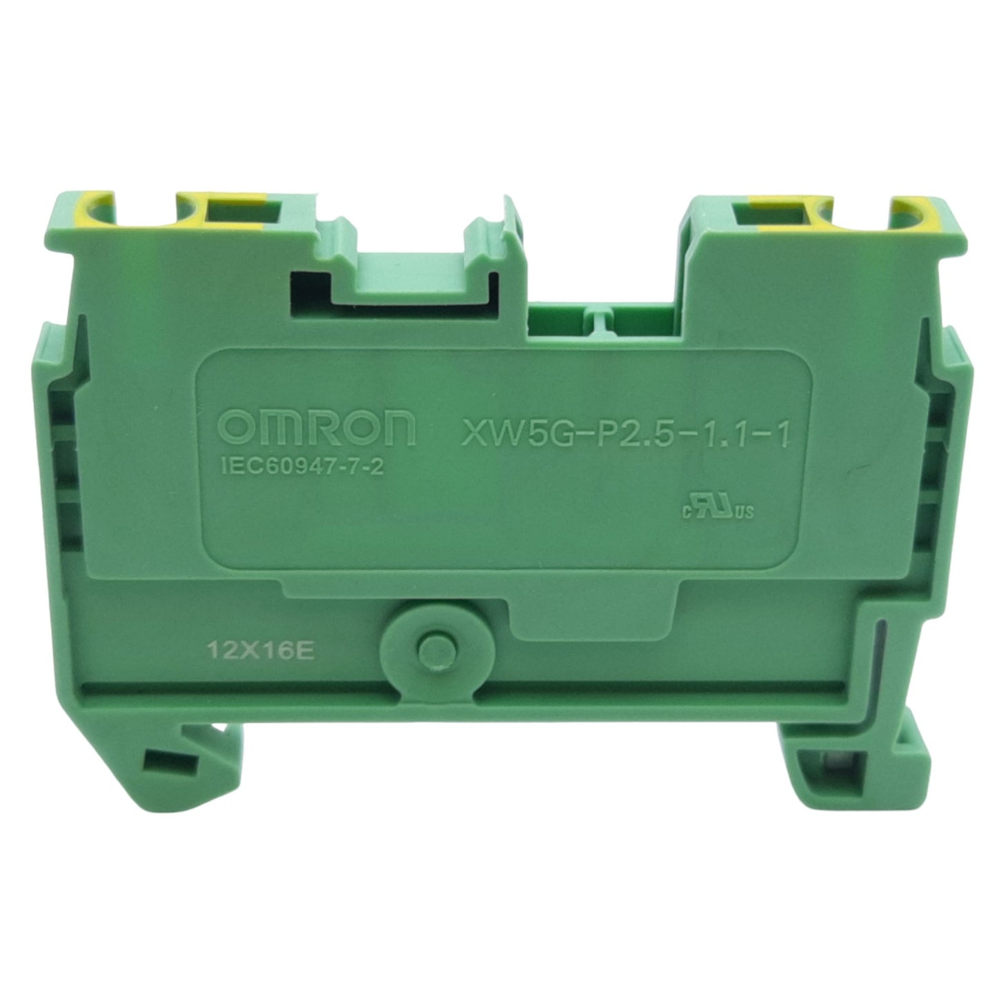 New – Open box Lot of 5 Omron XW5G-P2.5-1.1-1 Terminal Block, Green/Yellow Ground 12-26AWG 600V