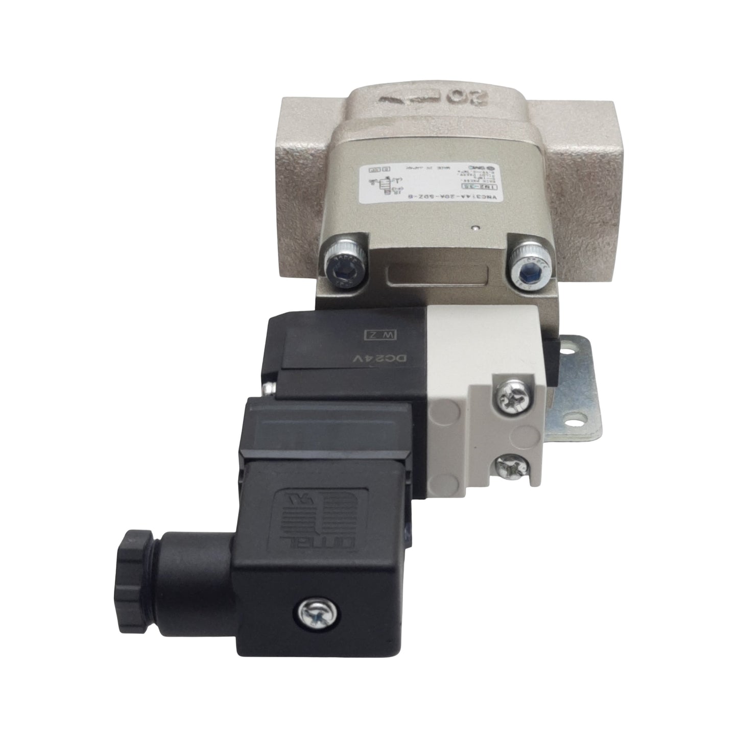 New SMC VNC314A-20A-5DZ-B Solenoid Process Valve, N.C., 1MPa, Rc 3/4in, 24VDC Coil