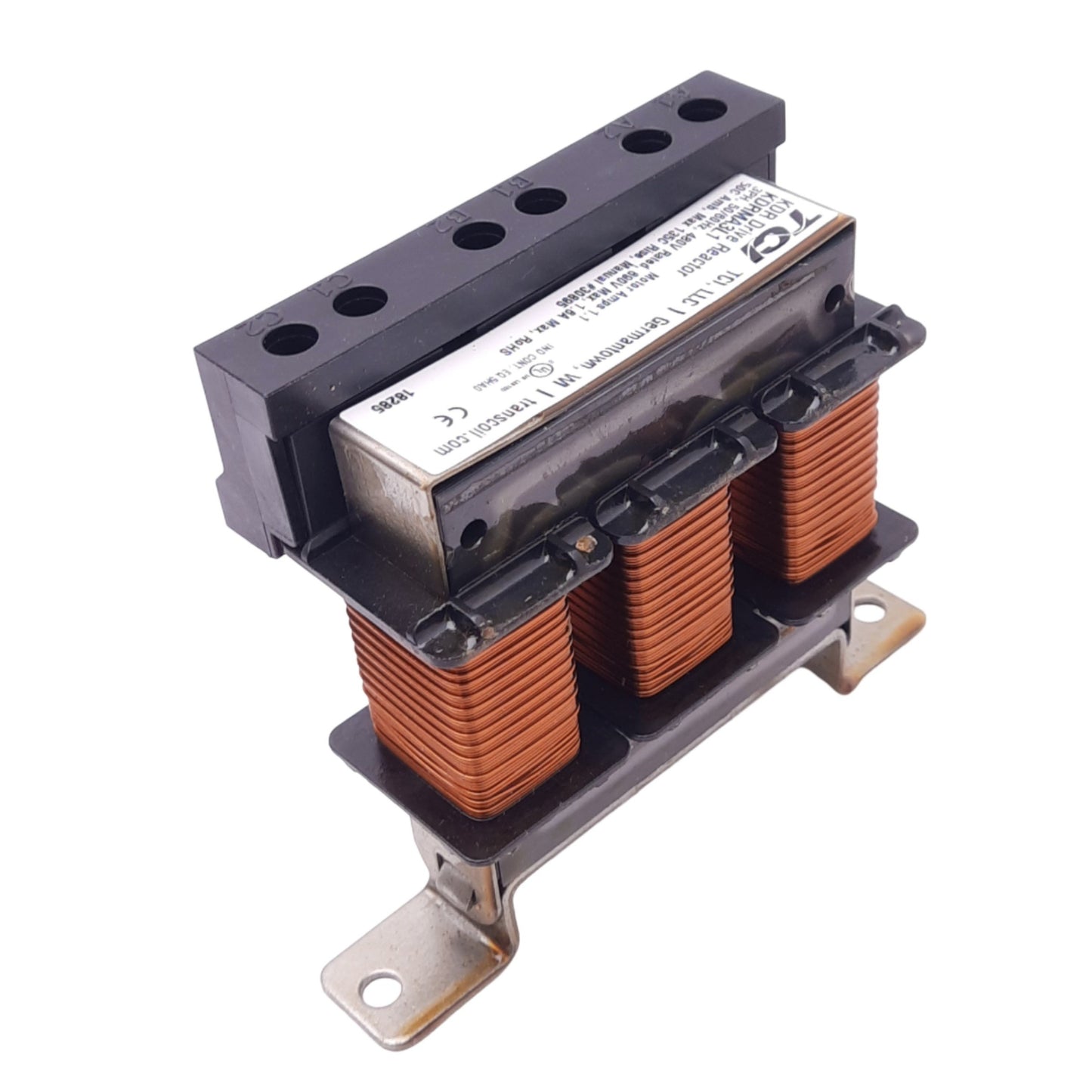 New TCI Allient KDRMA3L1 KDR Drive Reactor, 480VAC, 3-Phase, 1/2hp, 1.6A Max