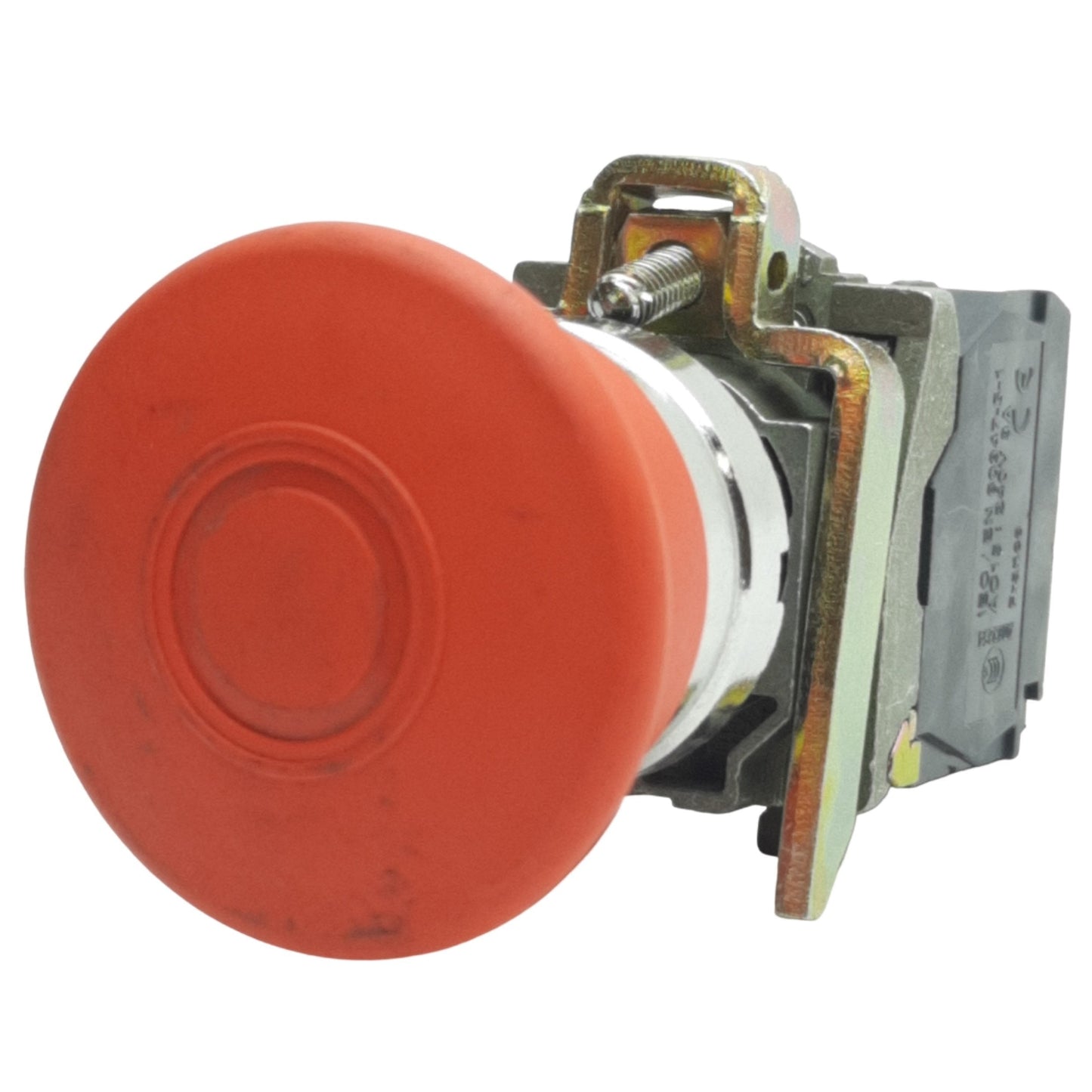 Used Telemecanique XB4BT842 Red E-Stop Maintained Push Button ø22mm, 1NC, 600V 10A