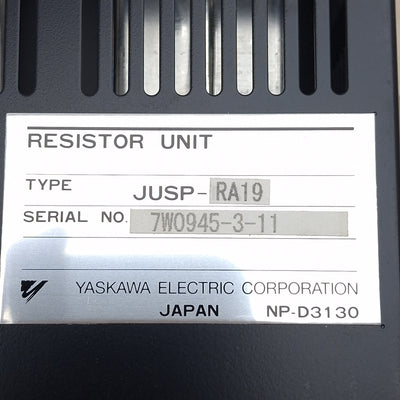 New – Open box Yaskawa JUSP-RA19 Regenerative Resistor Unit, 14.25Ω, 1760W, 350W Regeneration