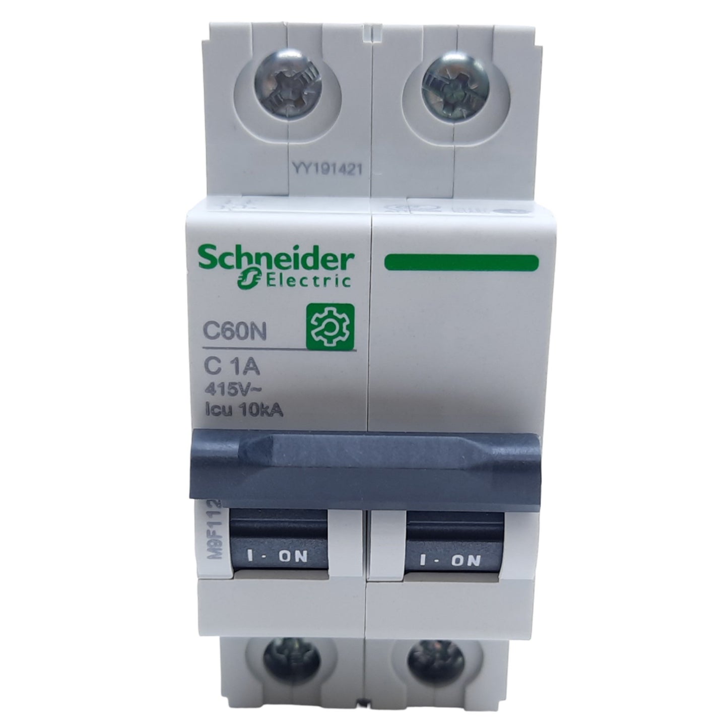 New Schneider Electric M9F11201 C60N Miniature Circuit Breaker, 1A 415V AC, 125V DC