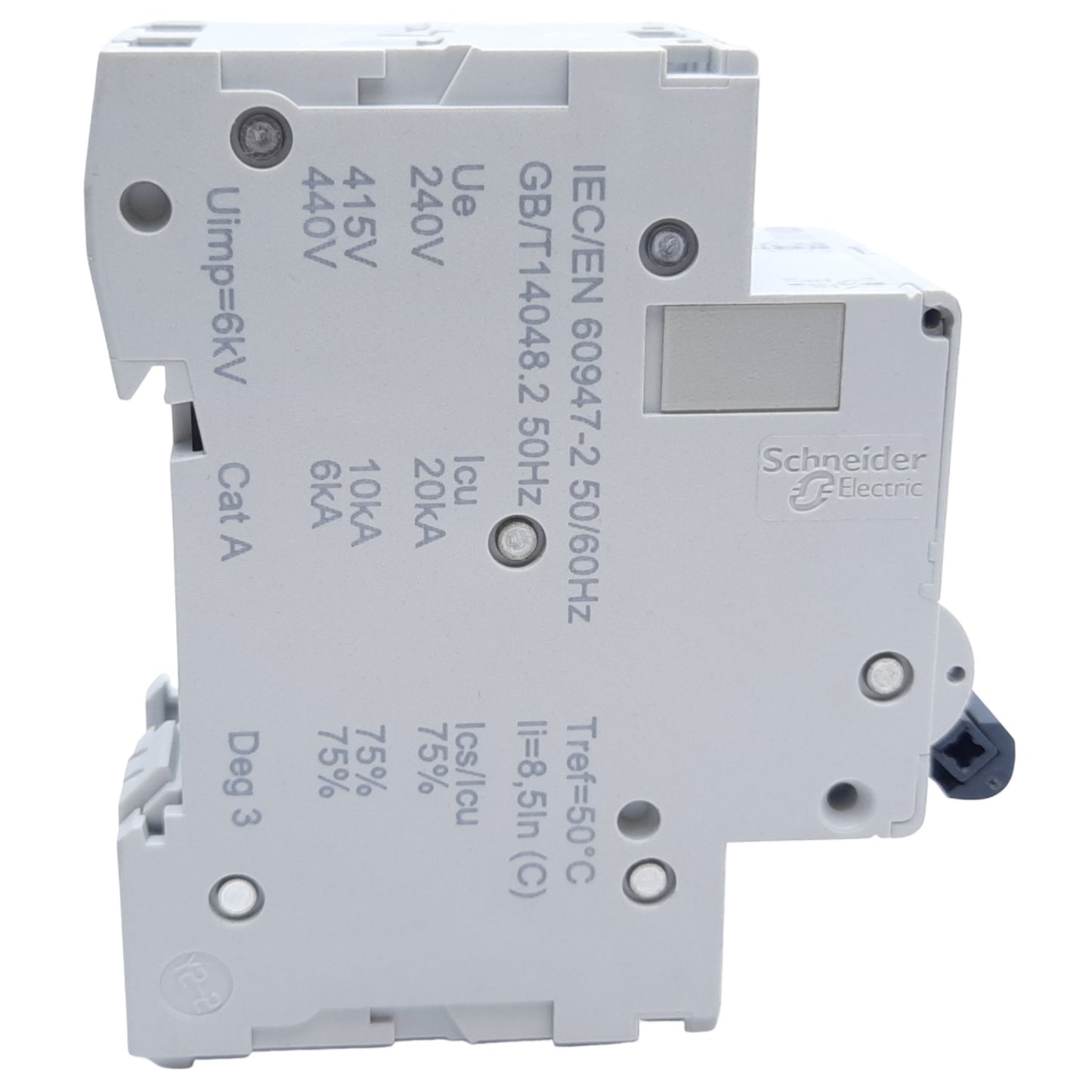 New Schneider Electric M9F11201 C60N Miniature Circuit Breaker, 1A 415V AC, 125V DC