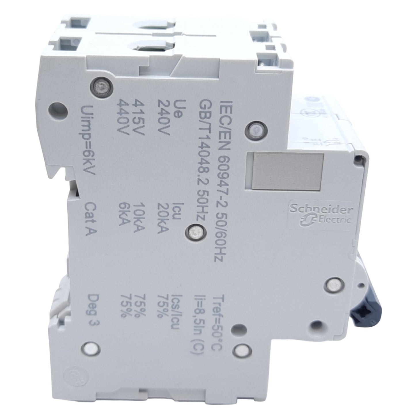 New Schneider Electric M9F11201 C60N Miniature Circuit Breaker, 1A 415V AC, 125V DC