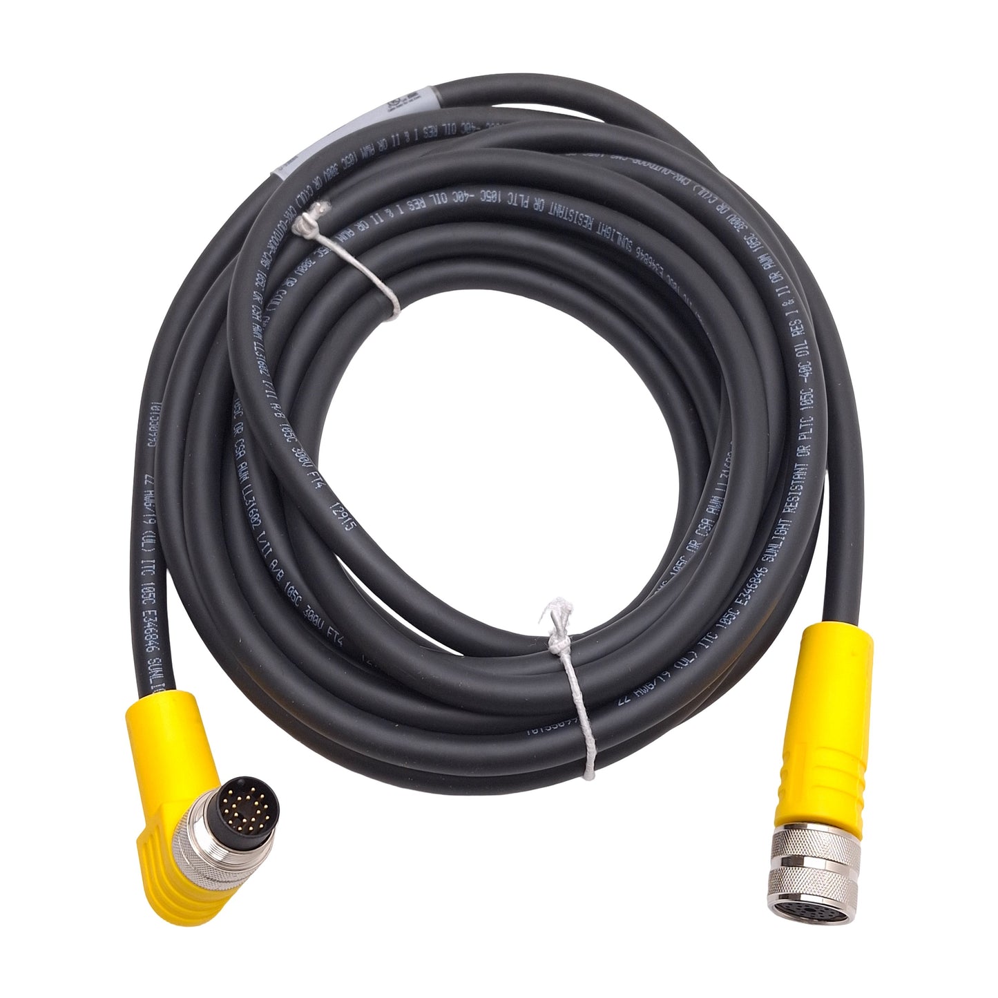 New Turck BSWM BKM 19-995-5 Extension Cordset, M16 Versafast 19-Pin, 30V 3A, 5m