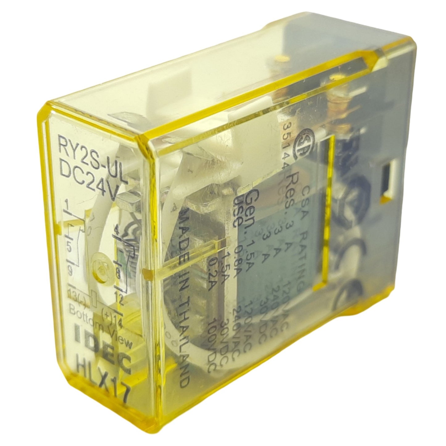 New – Open box Lot of 2 Idec RY2S-ULDC24V Power Relay General Purpose, DPDT, 240VAC, 24VDC Coil