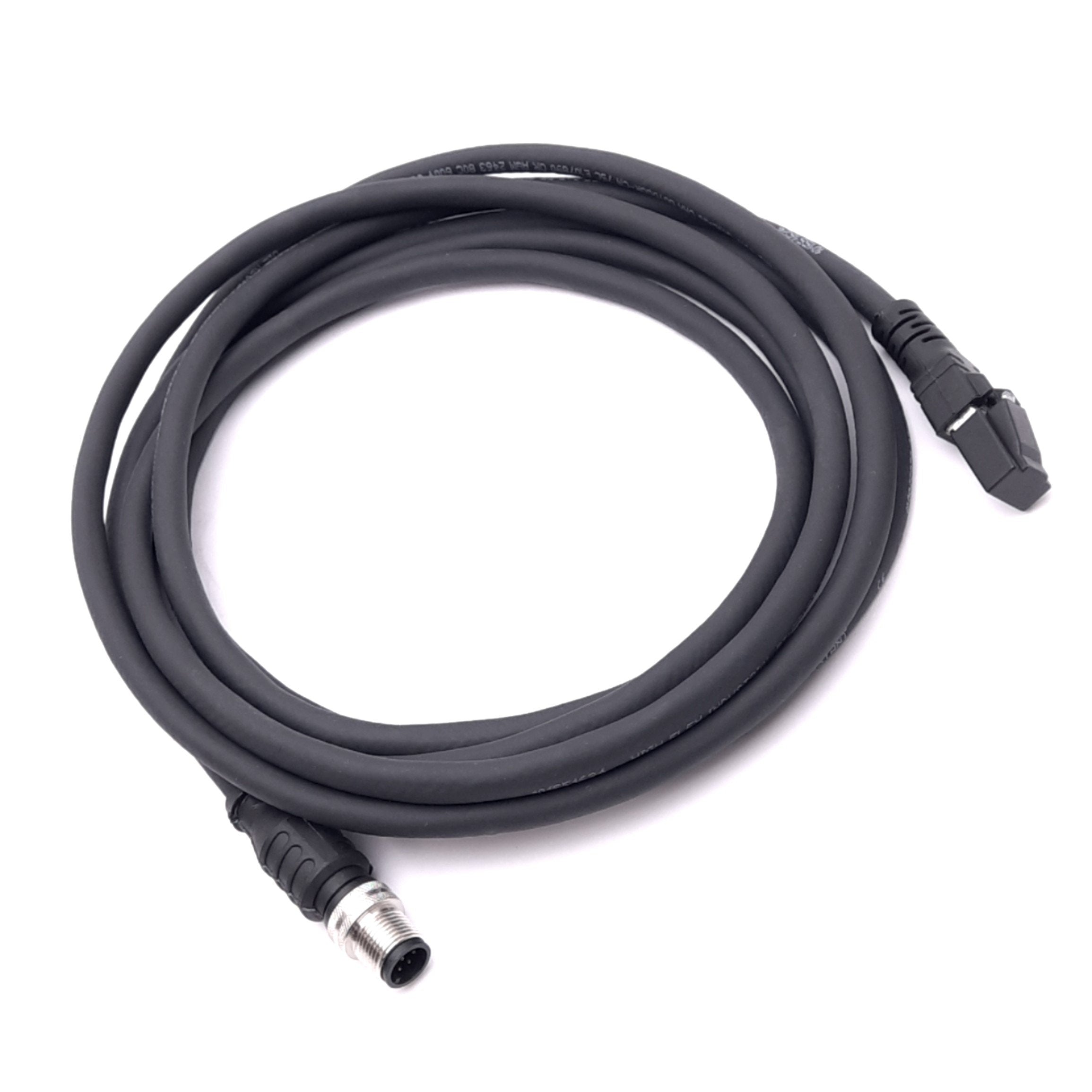 Omron 61-000163-03 MICROSCAN Cable for Code Readers, M12 8-Pin Male to ...
