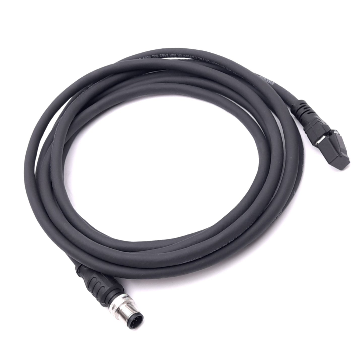 New Omron 61-000163-03 MICROSCAN Cable for Code Readers, M12 8-Pin Male to RJ45, 3m