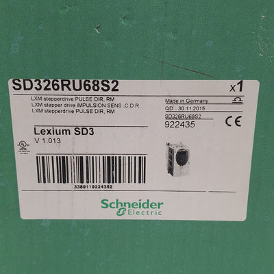New Schneider Electric SD326RU68S2 Lexium Stepper Motor Drive, 115/230VAC 280/480W