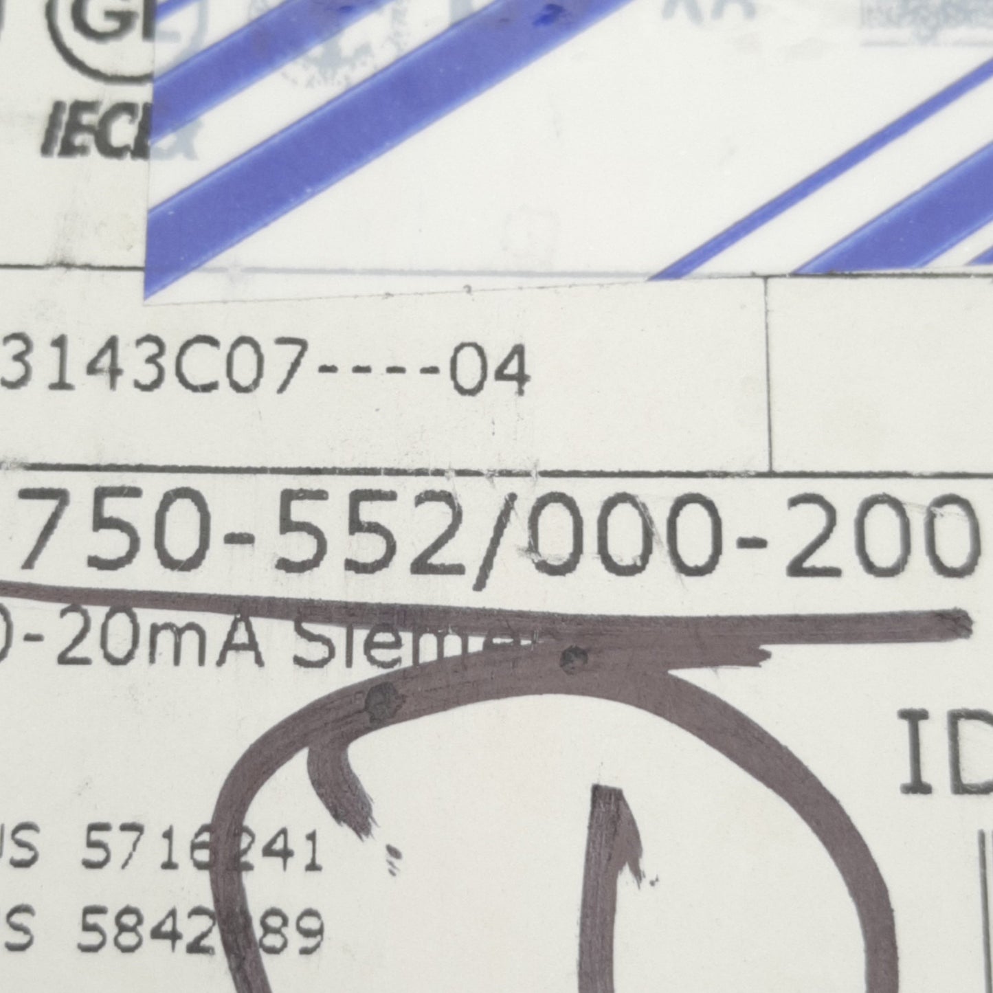 New WAGO 750-552/000-200 2-Channel Analog Output Module 24VDC, 2 Outputs, DIN Rail