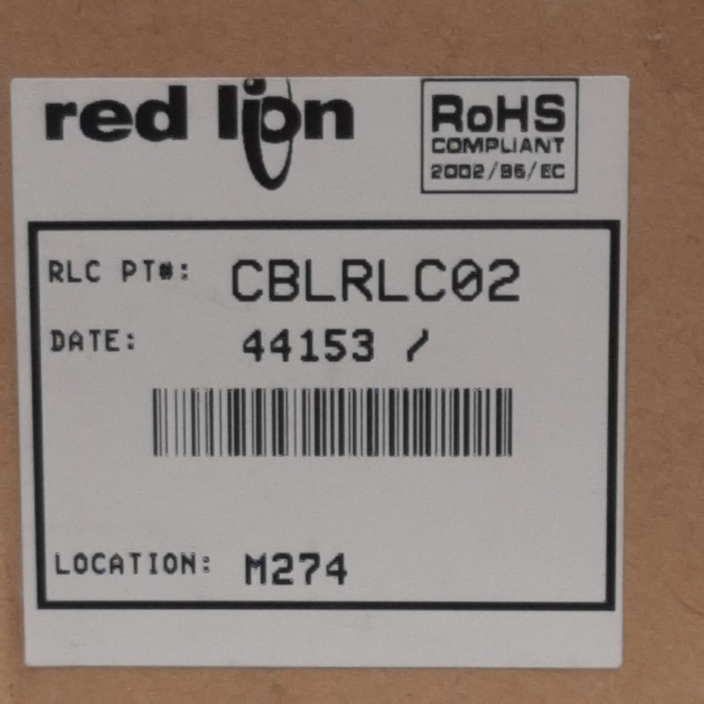 New Red Lion CBLRLC02 Cordset, RJ12 Male to RJ12 Male, For Modular Controller, 10ft