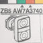 New Schneider Electric ZB5AW7A3740 Illuminated Momentary Push Button Head ø22mm