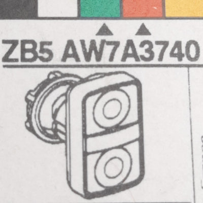 New Schneider Electric ZB5AW7A3740 Illuminated Momentary Push Button Head ø22mm