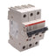 New ABB S203U-K10A Circuit Breaker, 3-Poles, K-Curve, 240VAC, 10A, DIN Rail