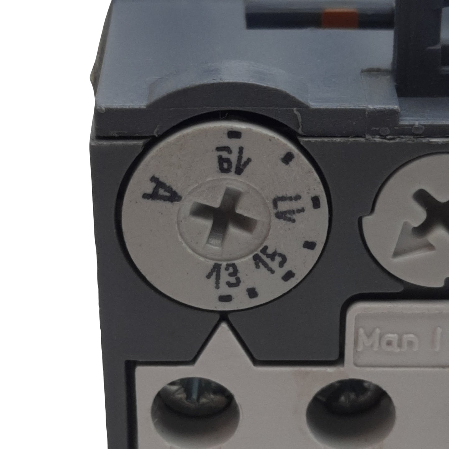 Used ABB TA25DU-19M Thermal Overload Relay, 3-Poles, 1N.C. + 1N.O., 13-19A, 600VAC