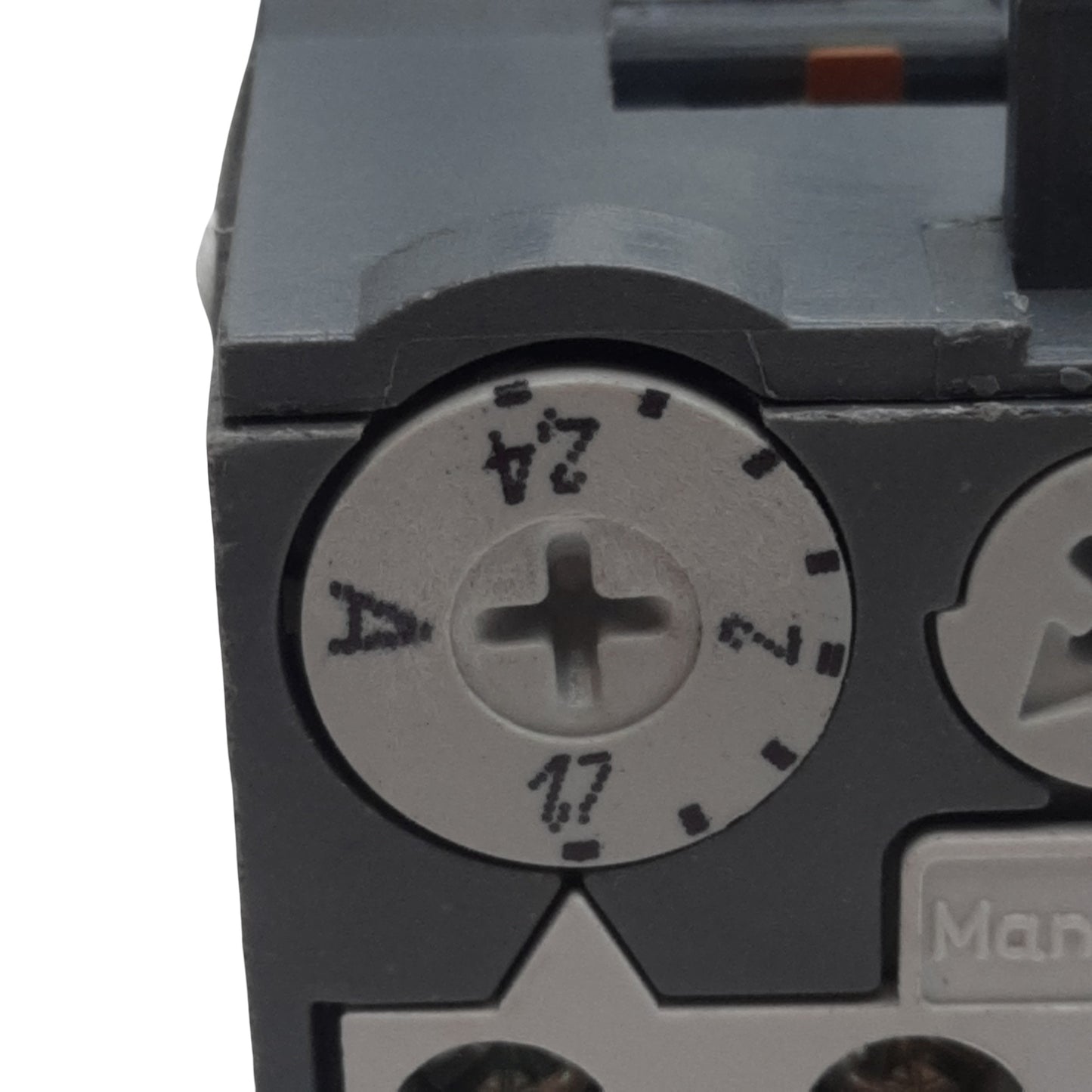 Used ABB TA25DU-2.4M Thermal Overload Relay, 3-Poles, 1N.C. + 1N.O., 1.7-2.4A, 600VAC