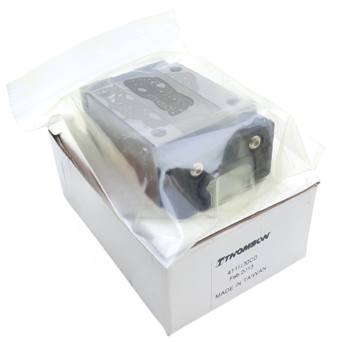 New Thomson 411N20C0 Linear Guide Ball Carriage 14300N, 69.3mm L x 44mm W x 25.5mm H