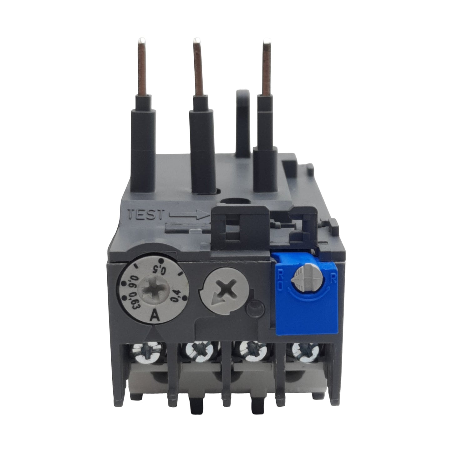 Used ABB TA25DU-0.63M Thermal Overload Relay, 3-Poles, 1N.C + 1N.O, 0.4-0.63A, 600VAC