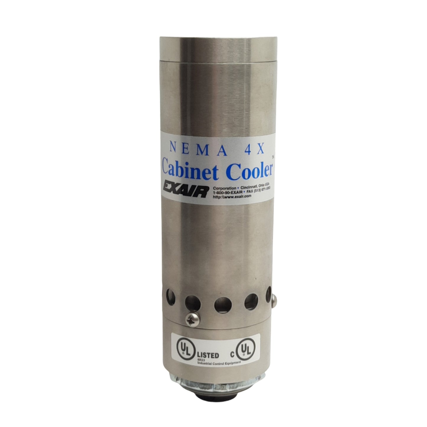 New Exair 4615SS Enclosure/Cabinet Cooler 303SS, 1000Btu/hr, 293W, 15SCFM, 1/4in NPT