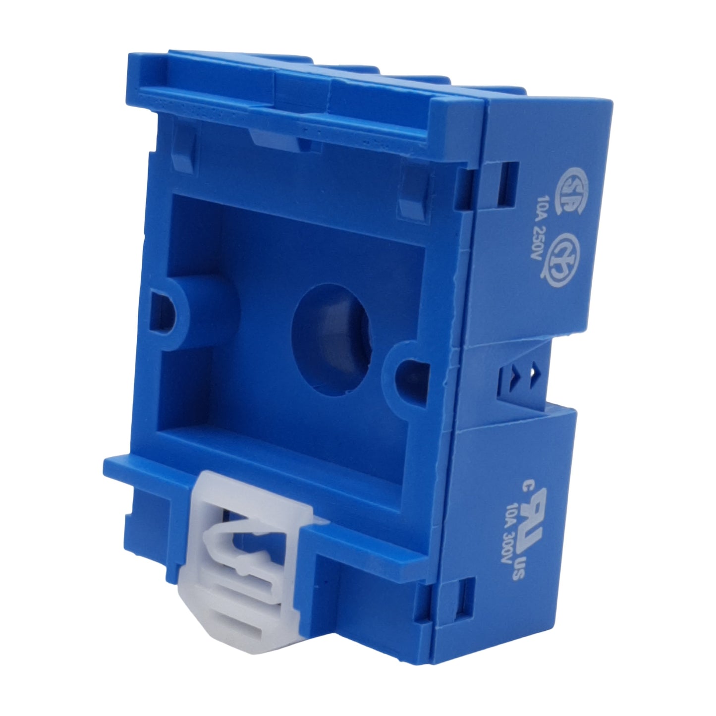 New Lot of 4 Finder 90.26 Relay Socket, 2CO-DPDT, 8-Pin, 10A 250VAC, DIN Rail