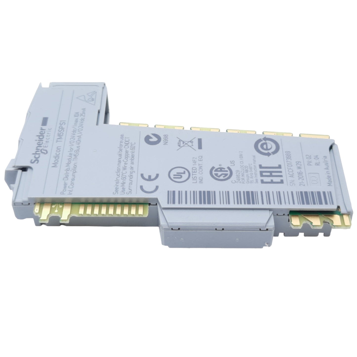 New – Open box Schneider Electric TM5SPS1 Power Distribution Module, Modicon TM5 for I/O 24V DC