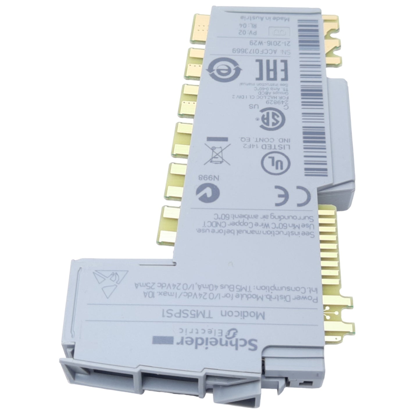 New – Open box Schneider Electric TM5SPS1 Power Distribution Module, Modicon TM5 for I/O 24V DC