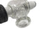 Used Chemglass CG-1968-GL-040 Zero Dead Space Drain Valve 2" Beaded Pipe GL-40 Thread