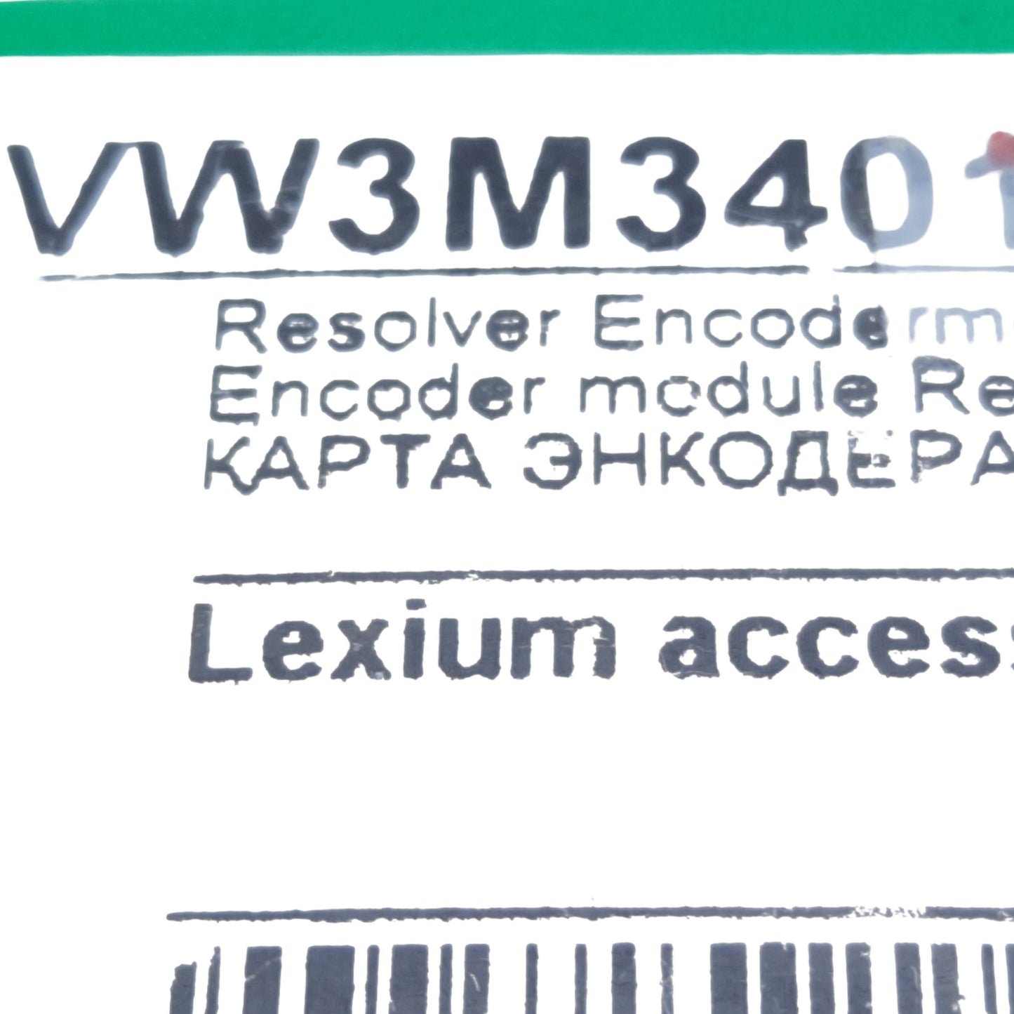 New Schneider Electric VW3M3401 Encoder Module Resolver, Connector Type 9-Pin Female