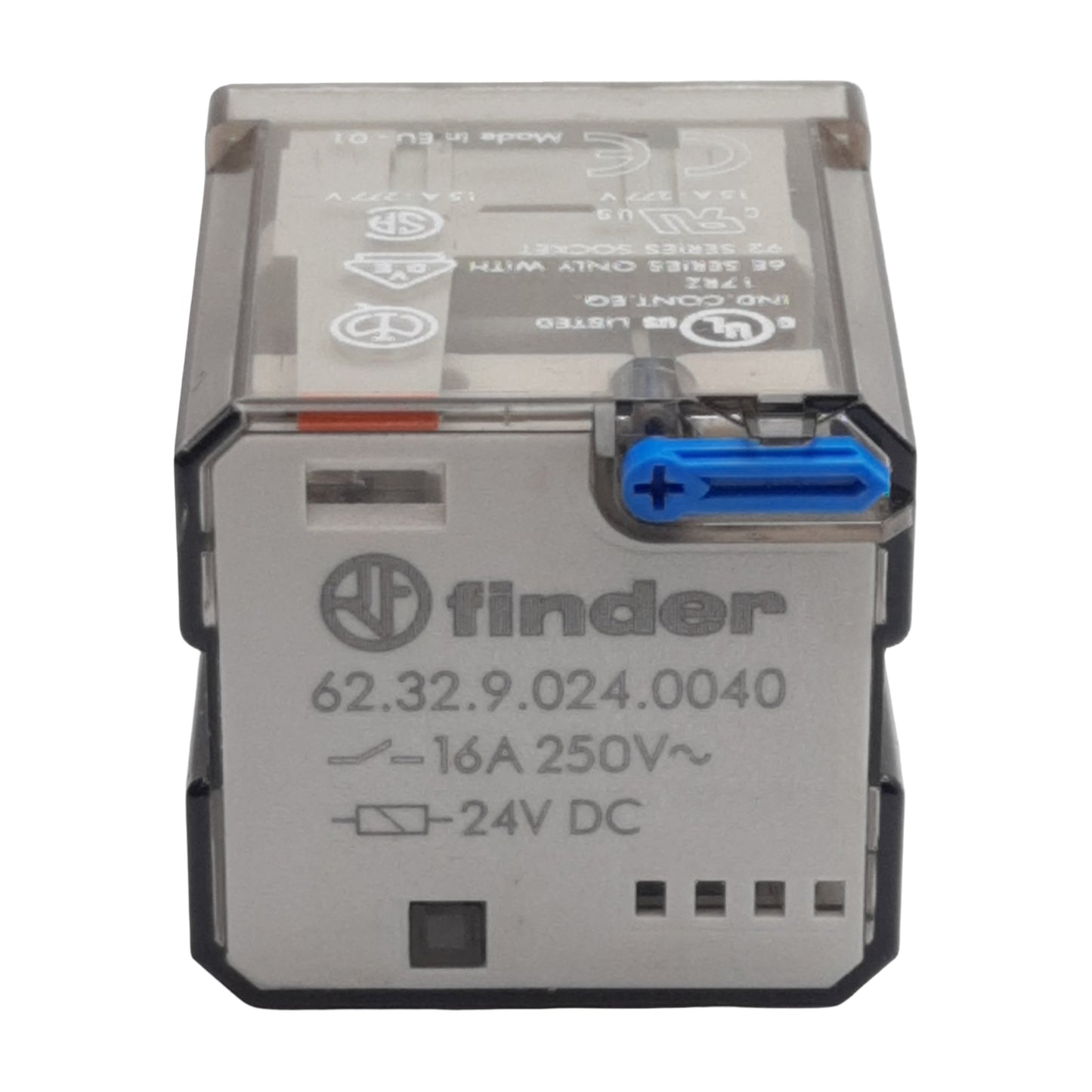 New – Open box Lot of 3 Finder 62.32.9.024.0040 Ice Cube Relay, DPDT, 16A 250VAC, 24VDC Coil