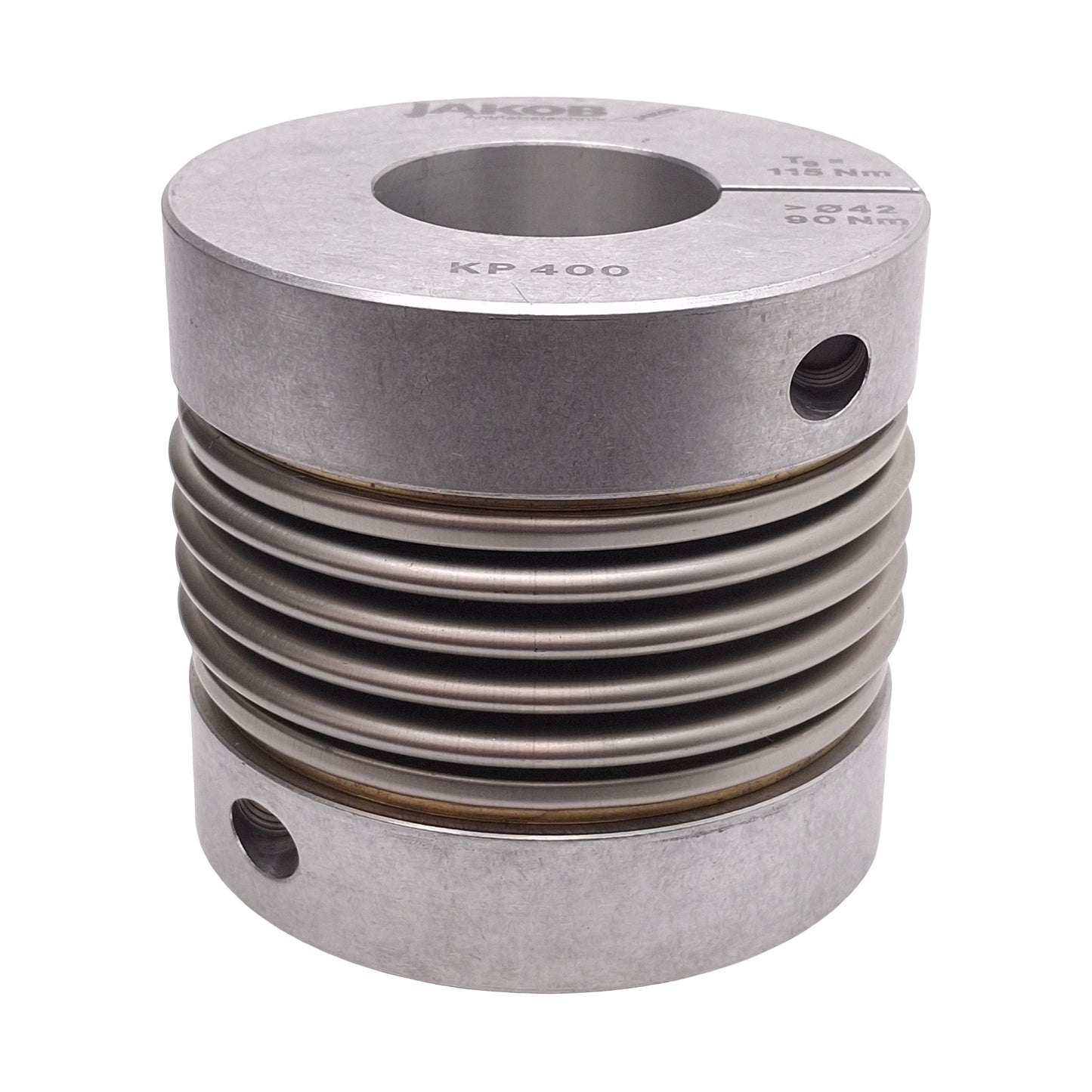New Gam KP-400-01771N-01260N Metal Bellows Coupling, ø45mm & ø32mm Bores, 400Nm
