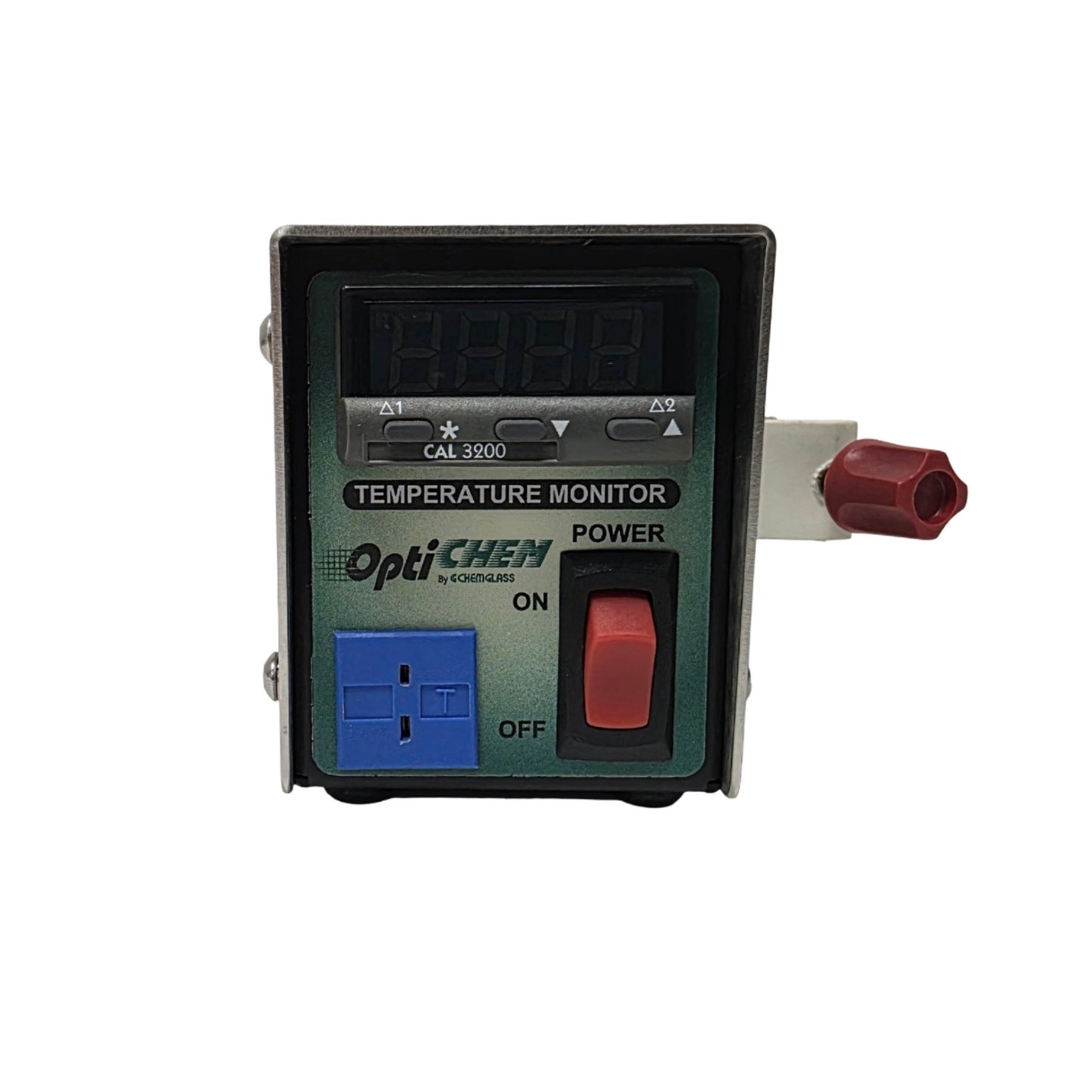 Used Chemglass CG-3498-01 OptiChem Temperature Monitor Type T, -200 To 250°C, 120VAC