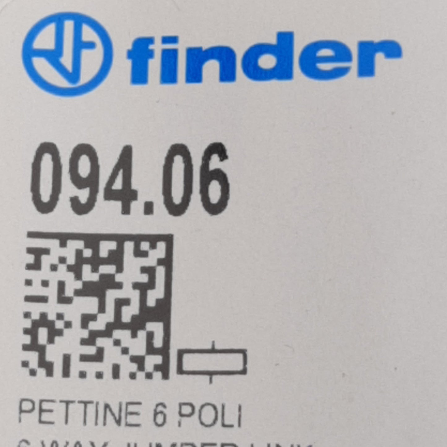 New Lot of 15 Finder 094.06 6-Way Jumper Link 250V, 10A, 135mm x 5.1mm x 10.3mm