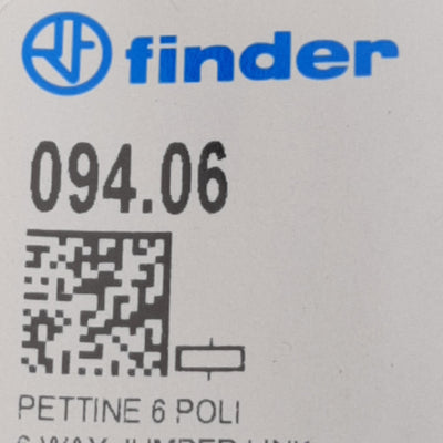 New Lot of 15 Finder 094.06 6-Way Jumper Link 250V, 10A, 135mm x 5.1mm x 10.3mm