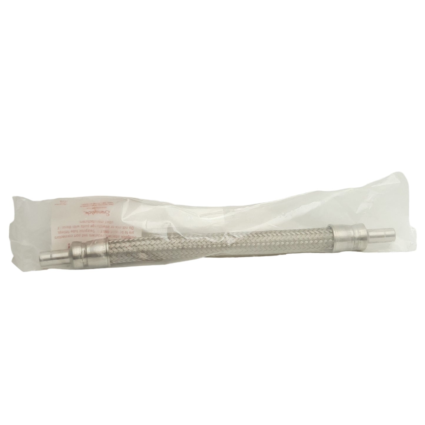 New Swagelok SS-FL8TA8TA8-12 Stainless Steel Convoluted Hose .5in Tube Adapter, 12in