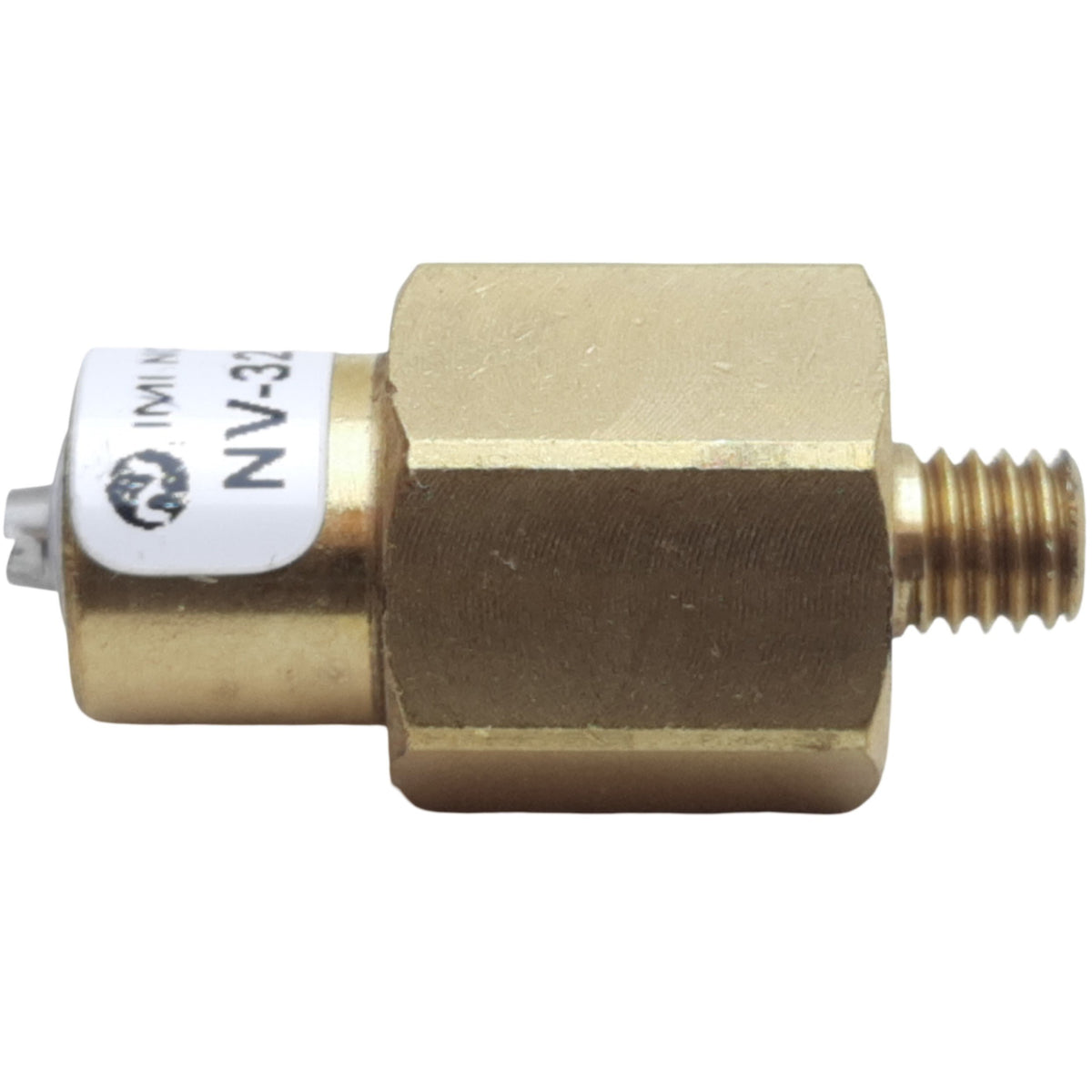 Used Lot of 2 Norgren NV-32 Mini Needle Valve, Male-Female 10-32, 6.8 SCFM at 125 PSI