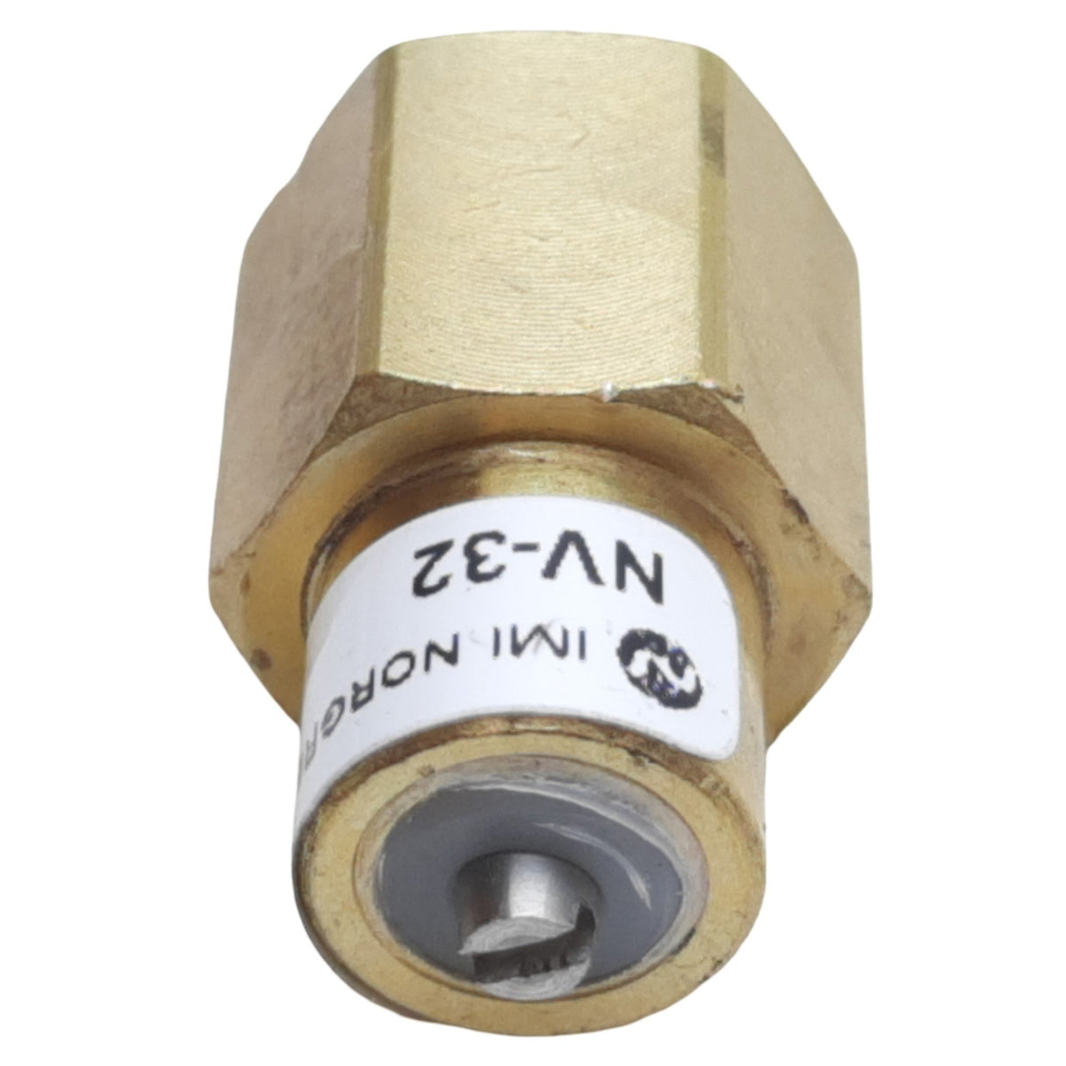 Used Lot of 2 Norgren NV-32 Mini Needle Valve, Male-Female 10-32, 6.8 SCFM at 125 PSI