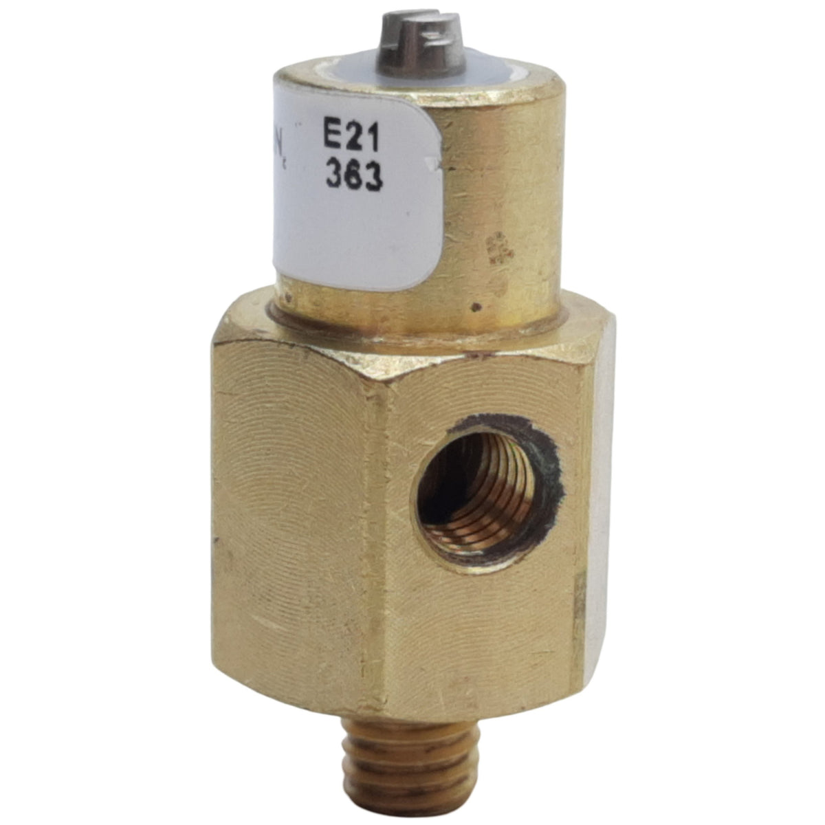 Used Lot of 2 Norgren NV-32 Mini Needle Valve, Male-Female 10-32, 6.8 SCFM at 125 PSI